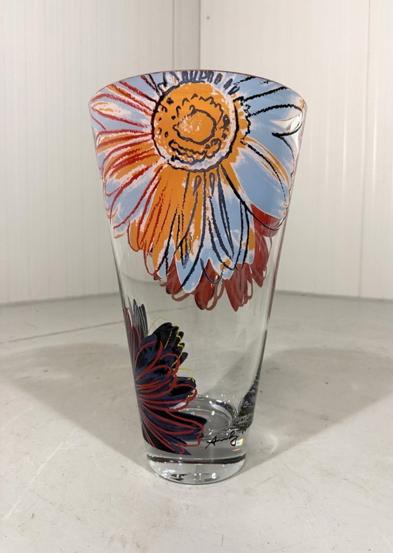 Image 1 of Jarrón de cristal de Andy Warhol para Rosenthal, Alemania, década de 1980