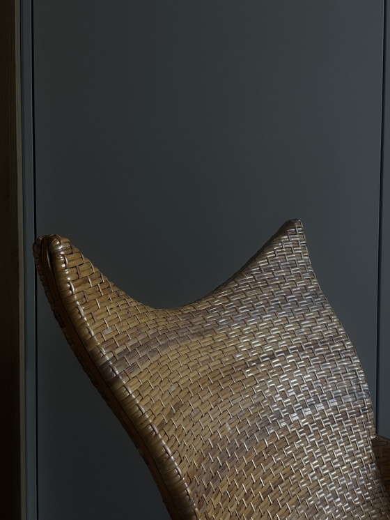 Image 1 of Sillón de ratán orgánico: diseño escultural