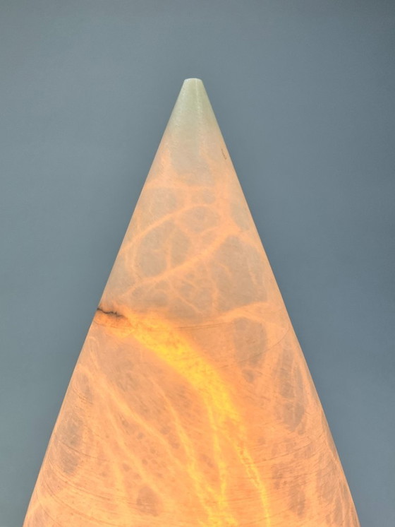 Image 1 of Vintage Albasten Lamp In Kegelvorm, Spanje, 1970's