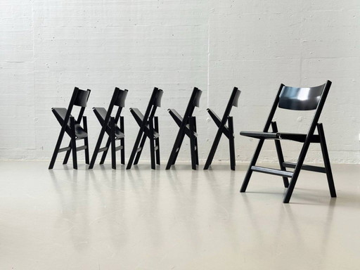 Set aus 6 Klappstühle Modell 1901 FS von Hans Eichenberger für Dietiker, 1960er