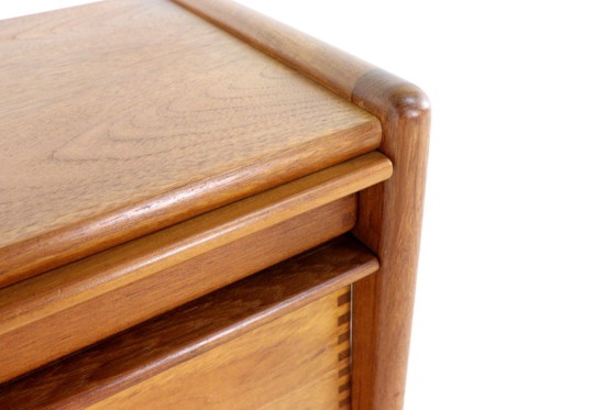 Aksel Kjersgaard trolley side cabinet model 309 vintage Danish, Storage cabinet, Wood, Brown (photo 16 of 17)