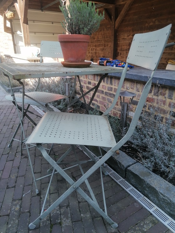 Image 1 of Set da bistrot: tavolo + 2 sedie