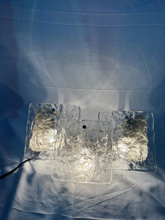 Lampada da parete vintage in vetro effetto ghiaccio di J.T. Kalmar Franken, anni '60. – J.T.Kalmar Franken (photo 3 of 14)
