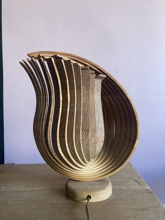 Image 1 of Holz Design Lampe von Enaol