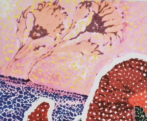 Image 1 of After Yayoi Kusama, Hat Leff.., Lithograph, 1990s