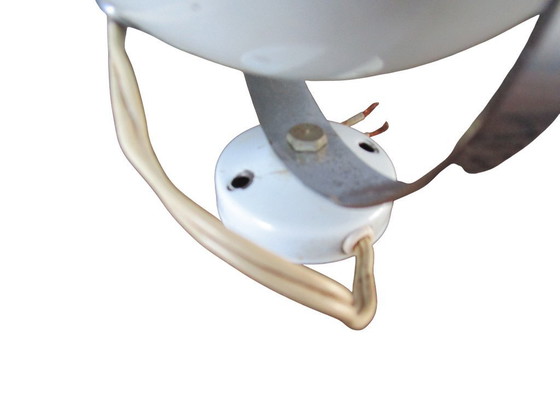 Image 1 of white eyeball lamp vintage