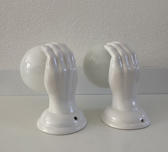 Image 1 of Set of ceramic wall lights