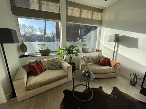 2 grote Italiaanse fauteuils