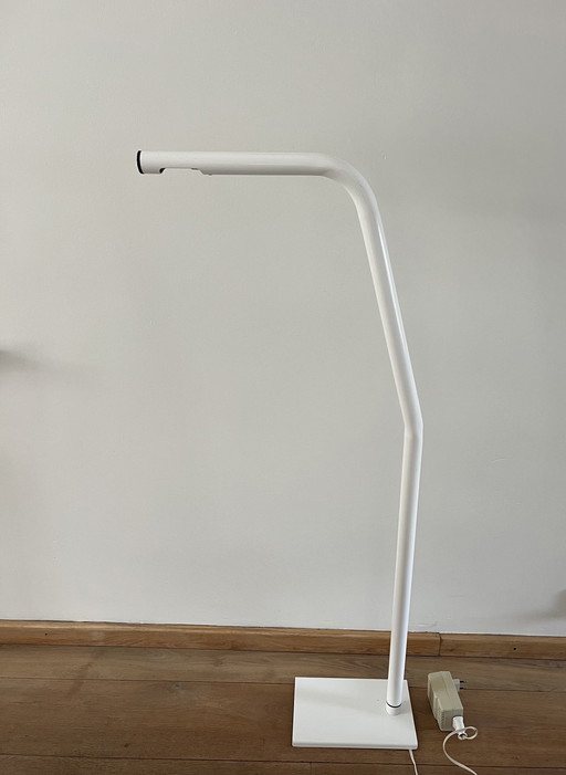 Horn Denmark 884 white tube lamp/floor lamp