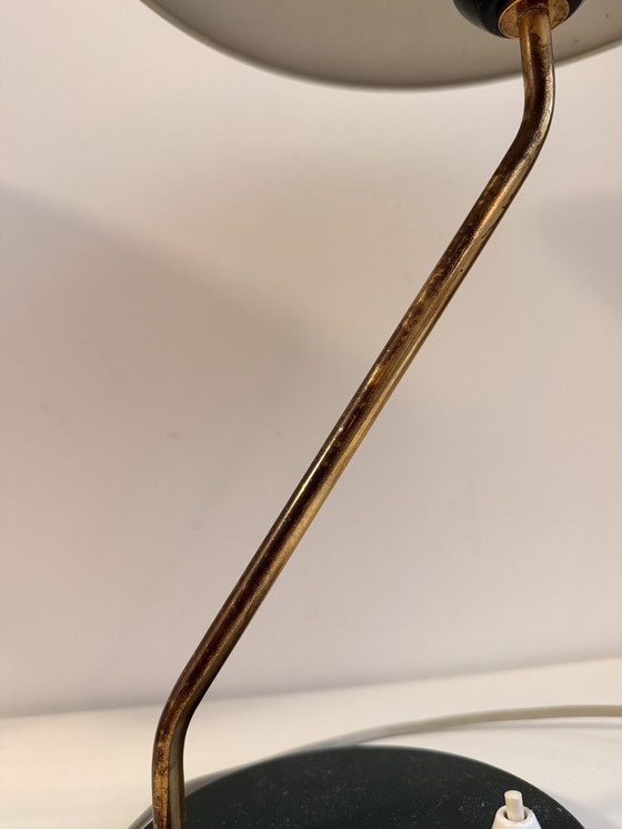 Image 1 of Louis Kalff para Philips - Lámpara de escritorio Romeo (pantalla cromada poco común), años 50