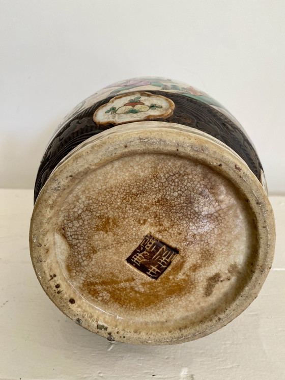 Image 1 of Vase balustre ancien Nankin