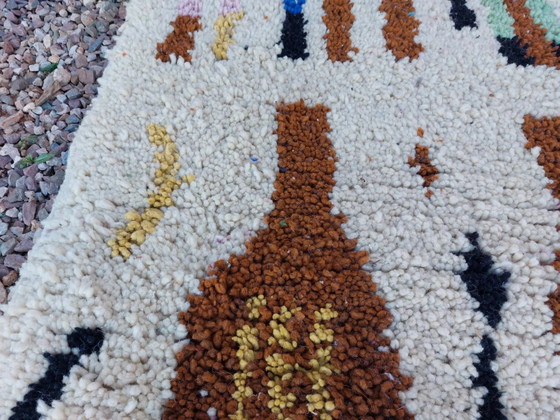 Marokkanischer handgewebter Wollteppich, 250x150 cm, traditioneller Stil. – Teppiche & Läufer, Wool (photo 7 of 10)