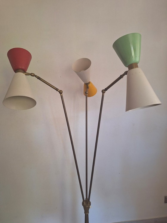 Image 1 of Oscar Torlasco for Lumi Modernist Floor Lamp Genova 3865 **RARE**