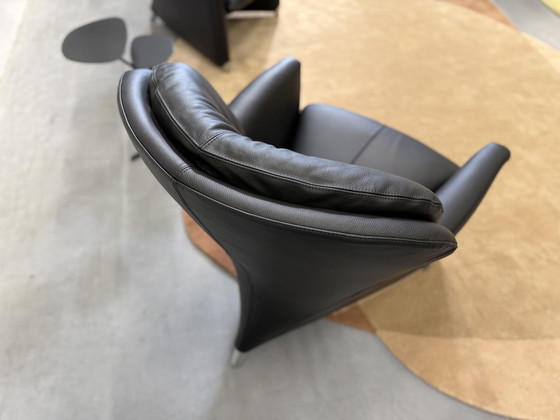 Image 1 of 2 Leolux Excalibur fauteuils zwart leer