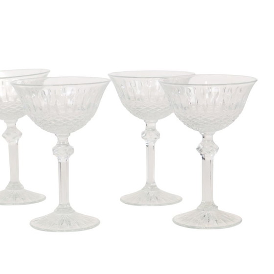Set di 7 bicchieri da champagne in cristallo Regency Fidenza – Bicchieri e caraffe, Crystal (photo 8 of 21)