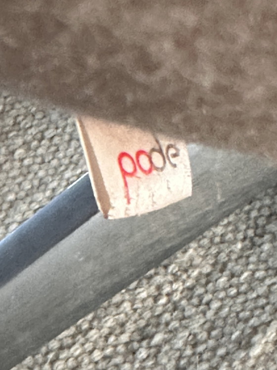 Sedia Pode Sparkle One, con gamba girevole – Poltrone, Metal, Textile (photo 4 of 6)