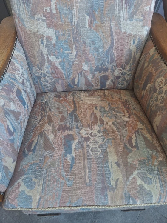 Unique Set (Ladies/Gentlemen) Club Armchairs – Wood (photo 7 of 10)