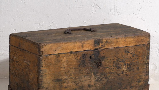 Small antique metal frame chest (c.1900) #3 – Chest of drawers, Rustic (photo 3 of 34)