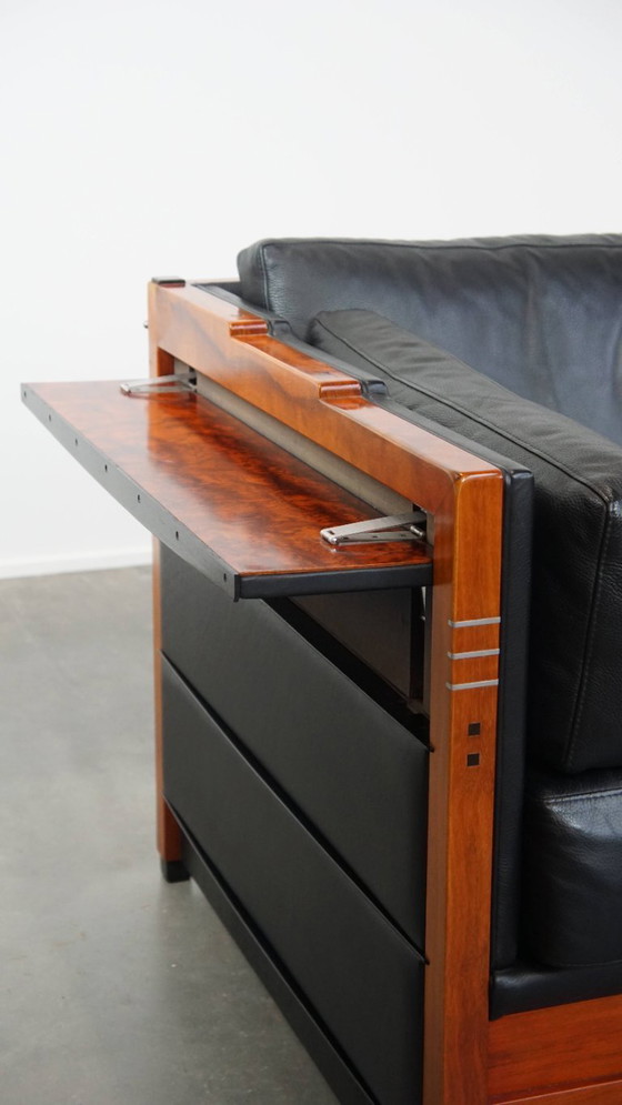 Image 1 of Art Deco Schuitema 2.5 seater design sofa model Baldwin from the Decoforma series with folding tops