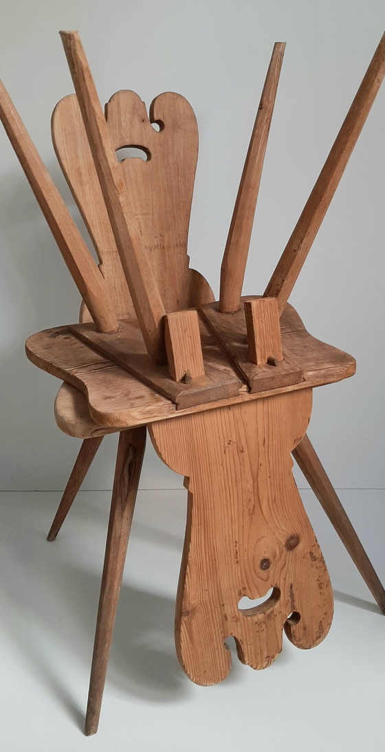 Image 1 of Brutalist farm chairs Tyrol 4
