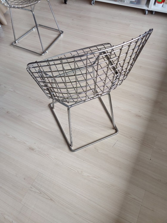 Bertoia Wire Side Chairs X2 – Harry Bertoia, Chaises de salle à manger, Metal (photo 5 of 9)