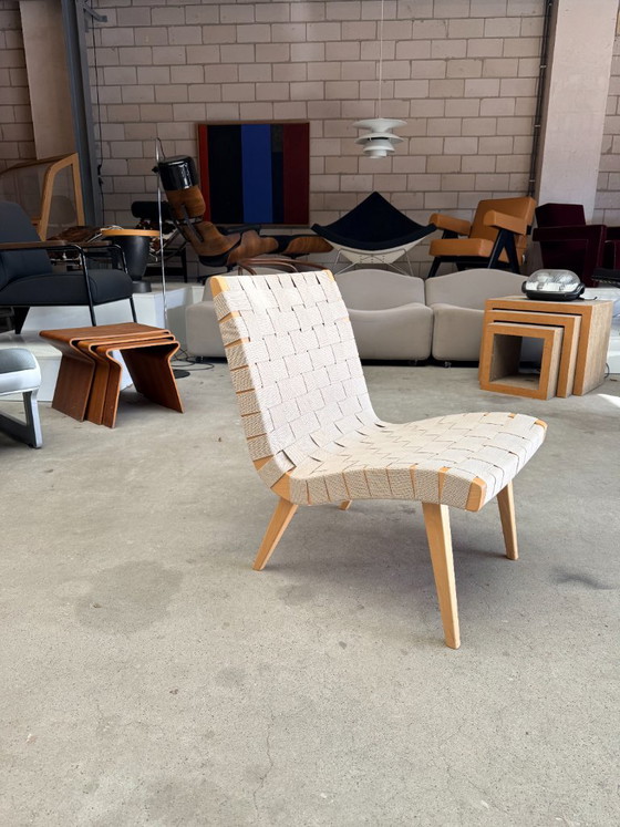 Knoll Risom lounge chair, Jens Risom, Sillas y sillones, Textil, Madera, Beige (foto 2 de 13)
