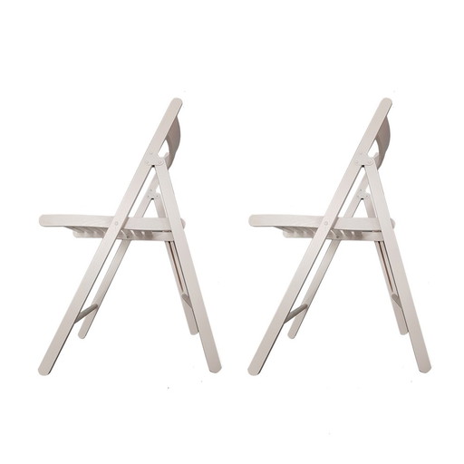 Chaises pliantes Mid Century, lot de 2