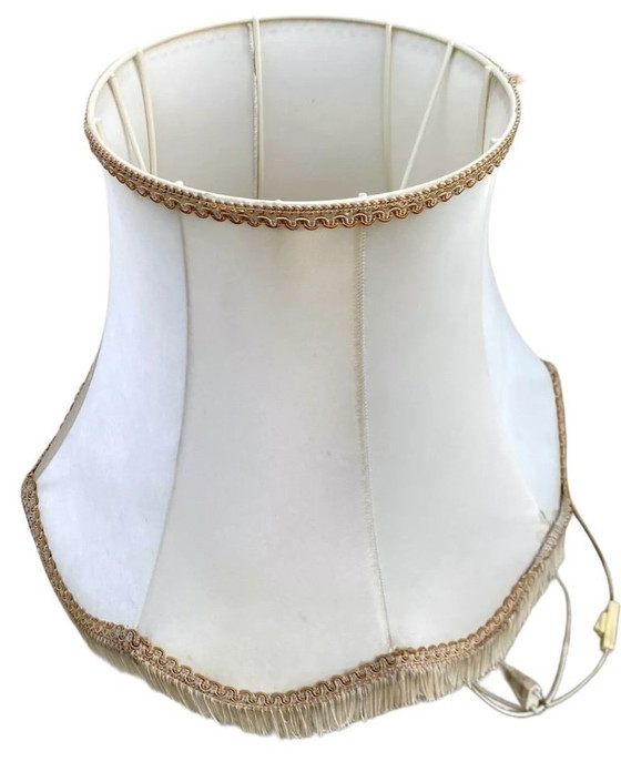 Image 1 of Antique alabaster floor lamp