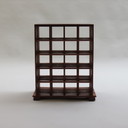 1960s Handcrafted Teak Wine Bottle Rack