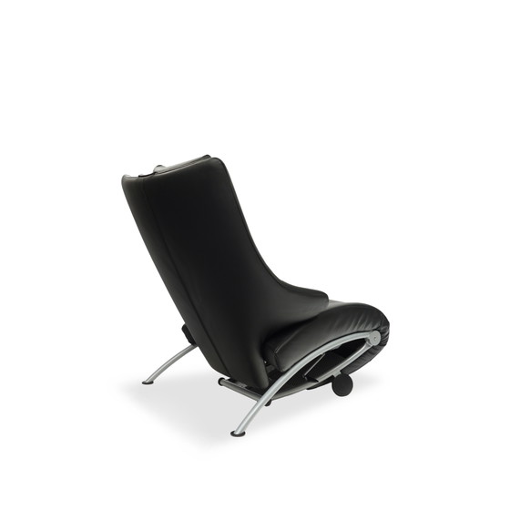 Image 1 of Wk Wohnen Solo 699 Fauteuil en cuir / chaise longue | Noir