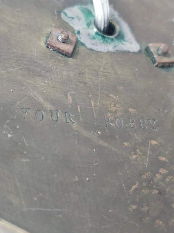 Image 1 of Art déco - style Bauhaus - cuivre - bronze - pieds torsadés - années 1930