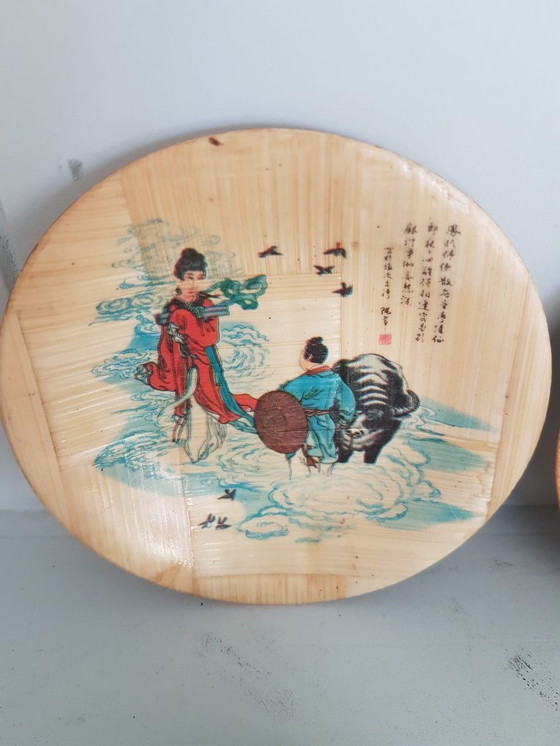 Image 1 of "The Goddess of the Lo River" signs from Bamboo" The Goddess of the Lo River" signs from Bamboo