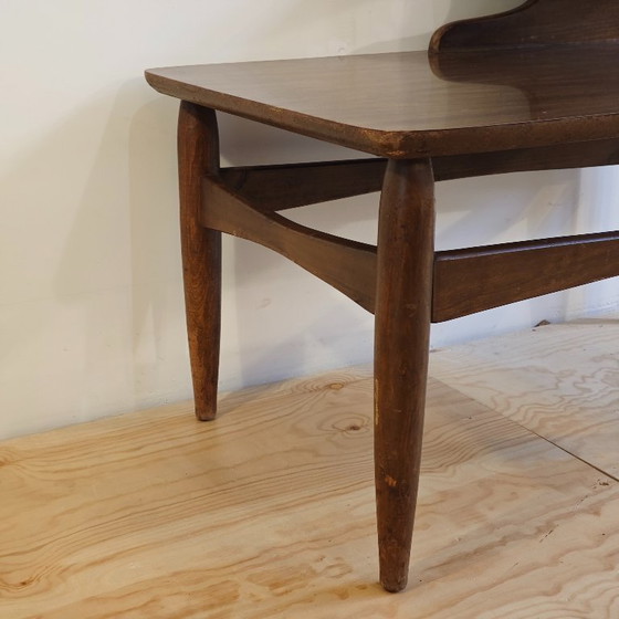 Image 1 of Table d'appoint vintage à 2 niveaux