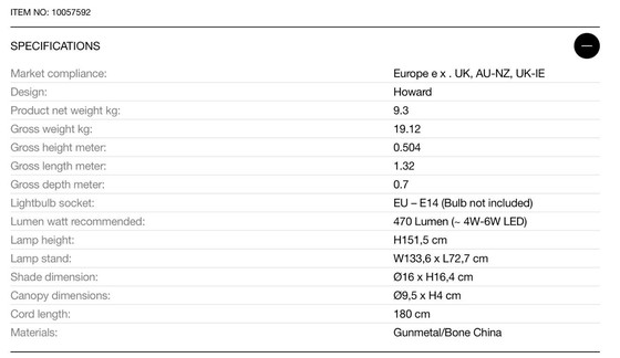 Image 1 of Lustre Gubi Howard