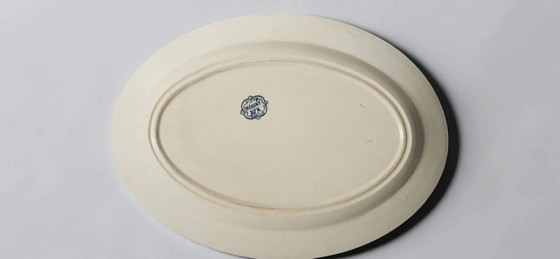 Plat ovale en faïence Boch BFK modèle Regent – Vaisselle, Porcelain, Art Nouveau (photo 5 of 7)
