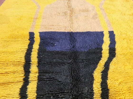 Authentic Handwoven Beni Ouraine Rug from the Atlas Mountains, Made in Morocco, 2/3 m – Aime Té (photo 10 of 10)