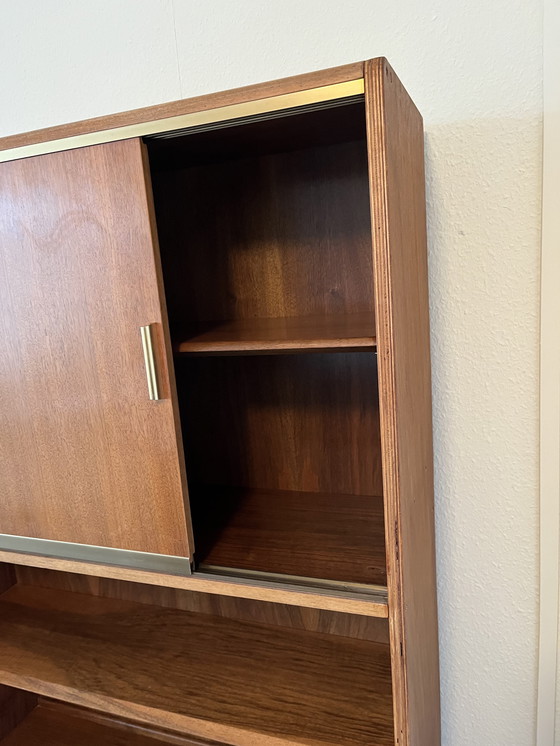 Image 1 of Vintage houten opbergkast, uit de jaren 60.