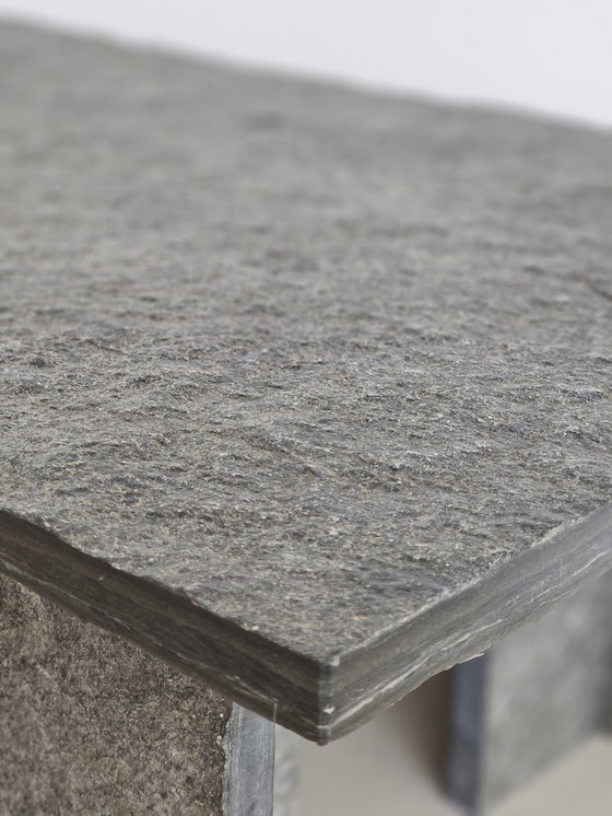 Image 1 of Tavolino da caffè vintage in ardesia