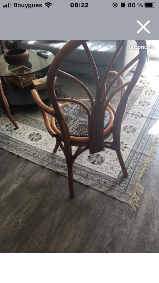 Image 1 of Sedia/poltrona in vimini e rattan