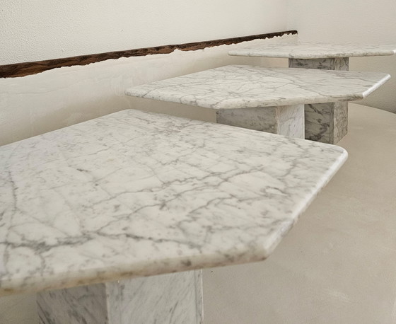 Image 1 of Italian 1970's marble salontafels  Mid-Century Vintage 