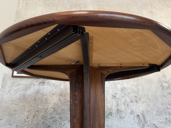 Danish Rio rosewood dining table – Up to 314 cm – Mid-Century – Bernh. Pedersen & Søn (photo 6 of 15)