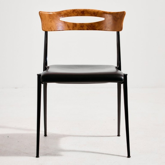 Image 1 of MK11414 Sedia da pranzo Coro di Luigi Origlia per Origlia Italia, set da 4