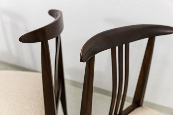 Image 1 of VENTE Ensemble de 4 chaises de salle à manger de M. Zieliński, années 1960