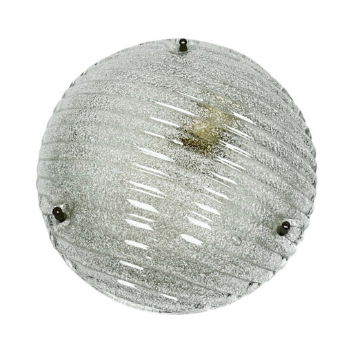 Eglo 190 crystal glass ceiling lamp, Austria, 1980s.
