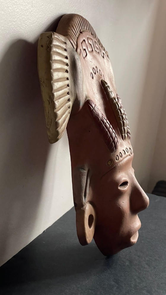 Image 1 of Vintage Mexicaans volkskunstmasker