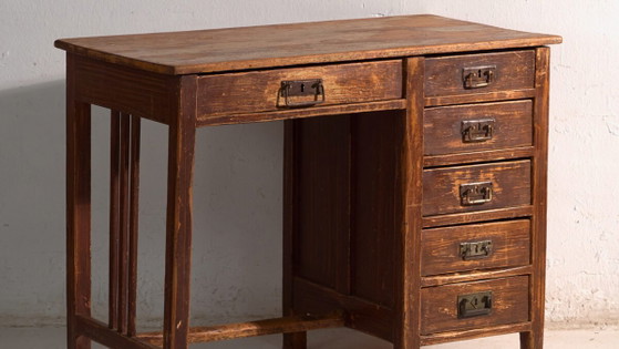 Scrivania antica in legno di sugi – Giappone, Periodo Taishō, circa 1920 – Scrivanie (photo 3 of 40)