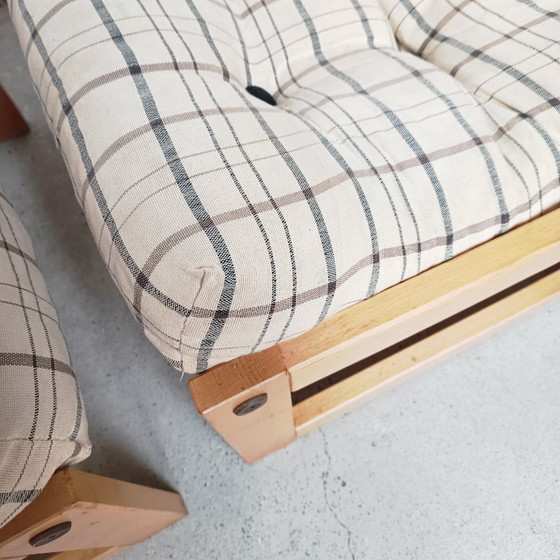Image 1 of Paar loungestoelen, jaren 1980