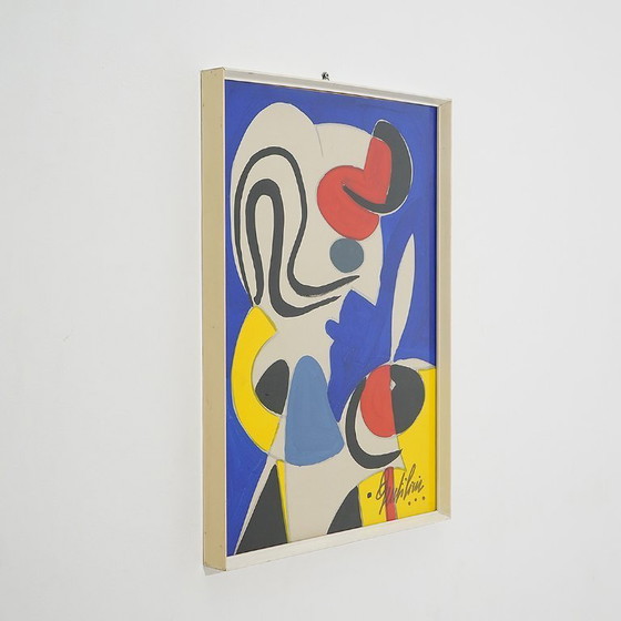 Image 1 of Aldo Gentilini, tempera su cartone, anni '70