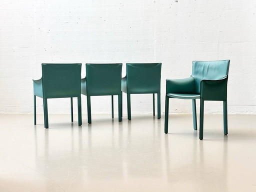 Set of 4 chairs model (Pasqualina) by Grassi & Bianchi for Enrico Pellizzoni