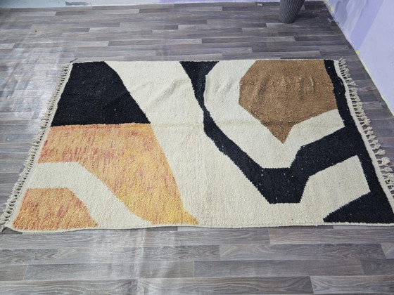 Image 1 of Tapis marocain artisanal en laine 300cmx150cm